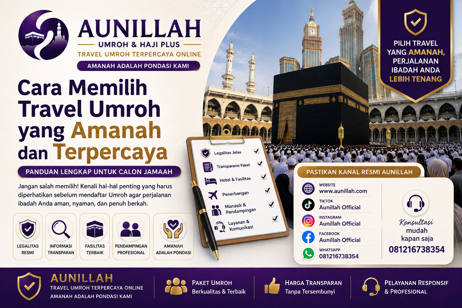 Aunillah Travel Umroh Terpercaya