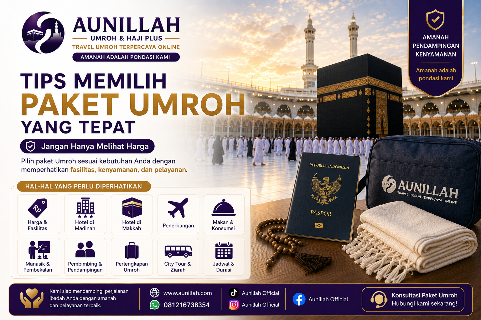 Tips Memilih Paket Umroh