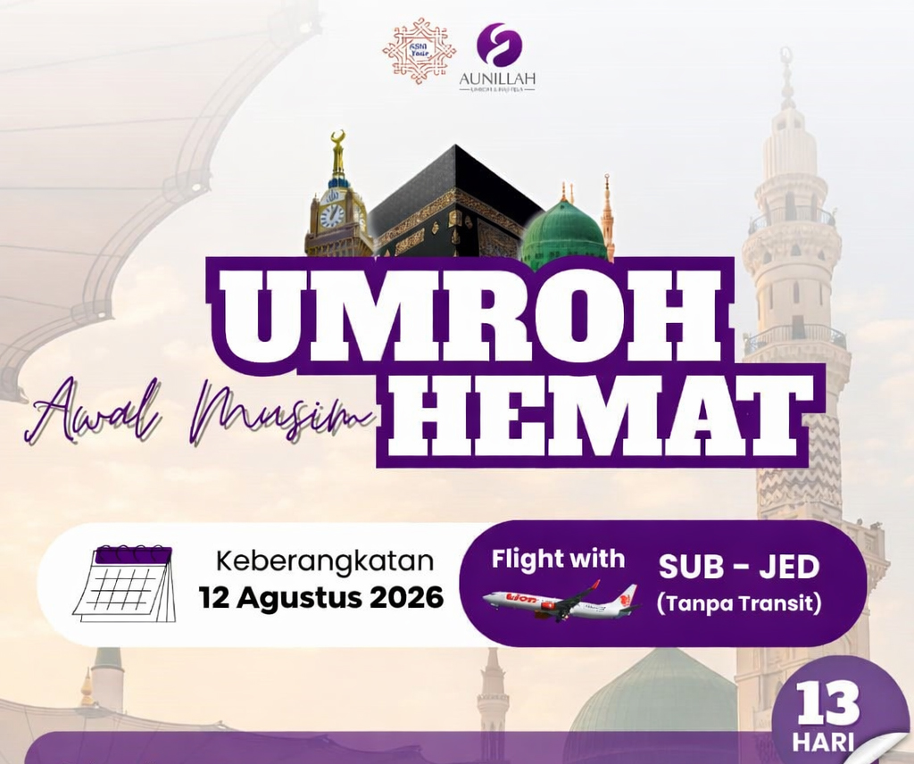 Umroh Hemat Awal Musim - 12 Agustus 2026_Featured