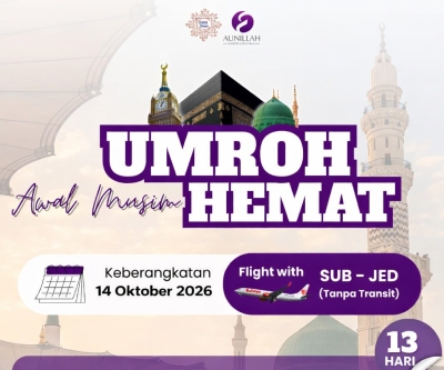 Umroh Hemat Awal Musim - 14 Oktober 2026_Featured