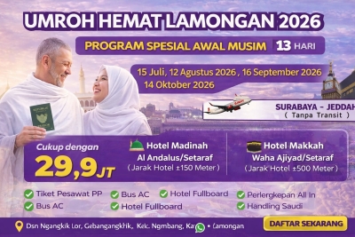 Umroh Hemat Lamongan 2026
