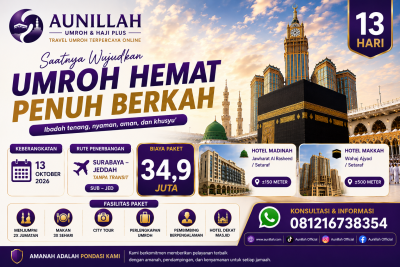 Paket Umroh Oktober 2026
