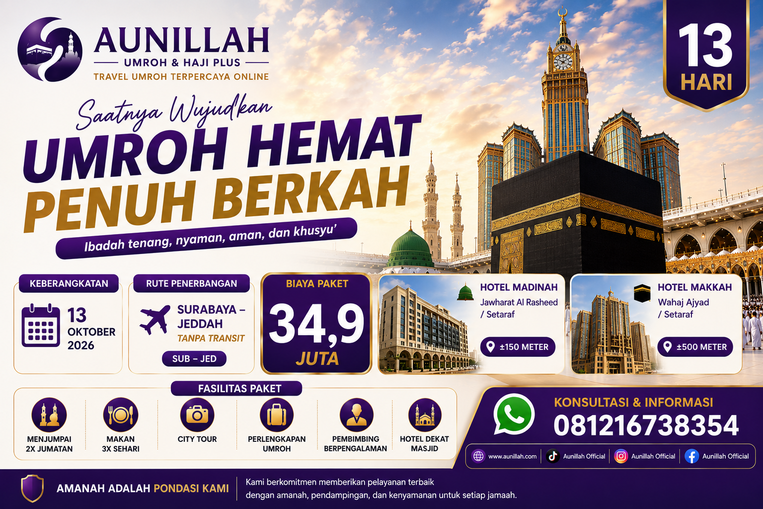 Paket Umroh Oktober 2026
